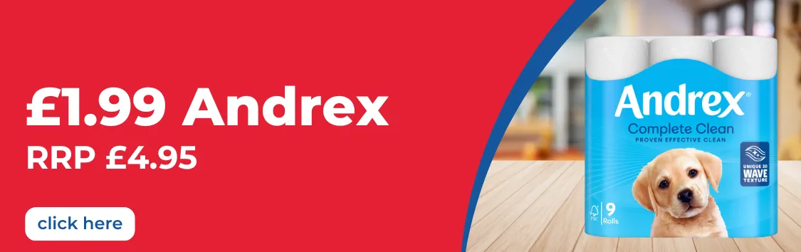 1.99 Andrex 9 Roll