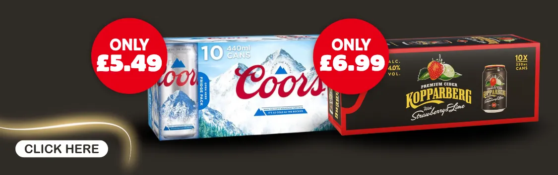 10pk beers - £5.99