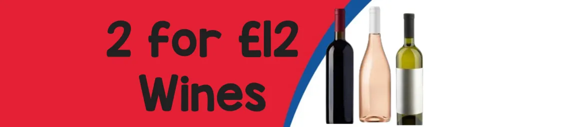 Wines 2 for £12