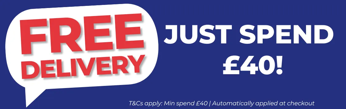 Free delivery over £40