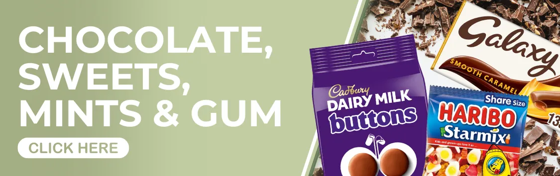Chocolate, Sweets, Mints & Gum