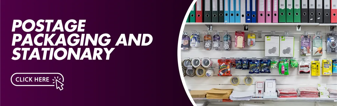 Postage, Packaging and Stationary
