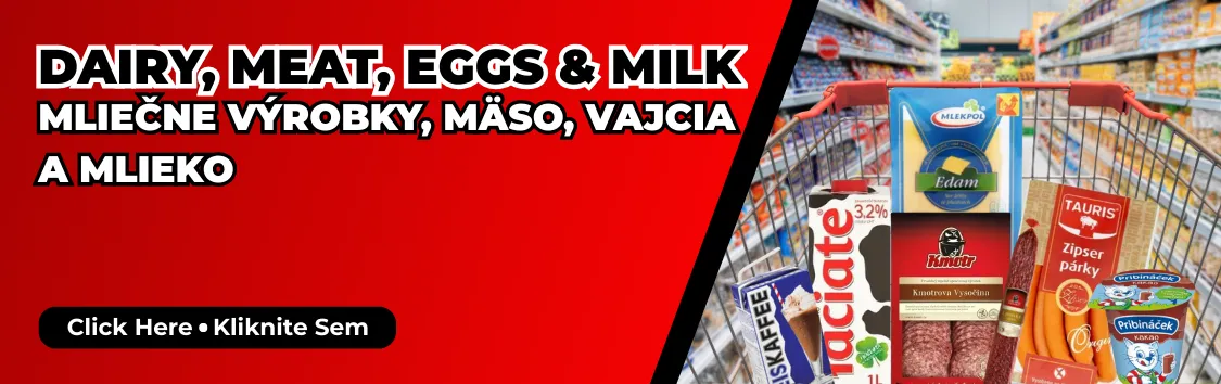 Dairy, Meat, Eggs & Milk