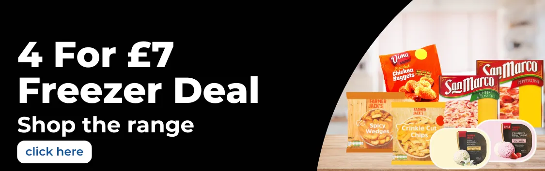 4 For £7 Freezer Deal