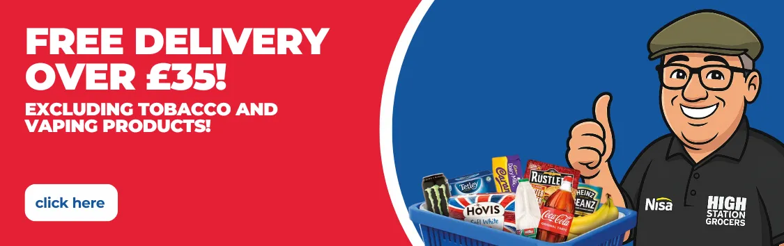 Free Delivery Over £35 