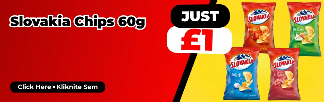 £1 Slovakia Chips 60g