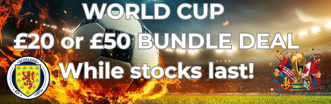 £20 or £50 World Cup Bundle 
