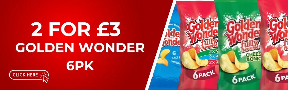 2FOR£3 GOLDEN WONDER