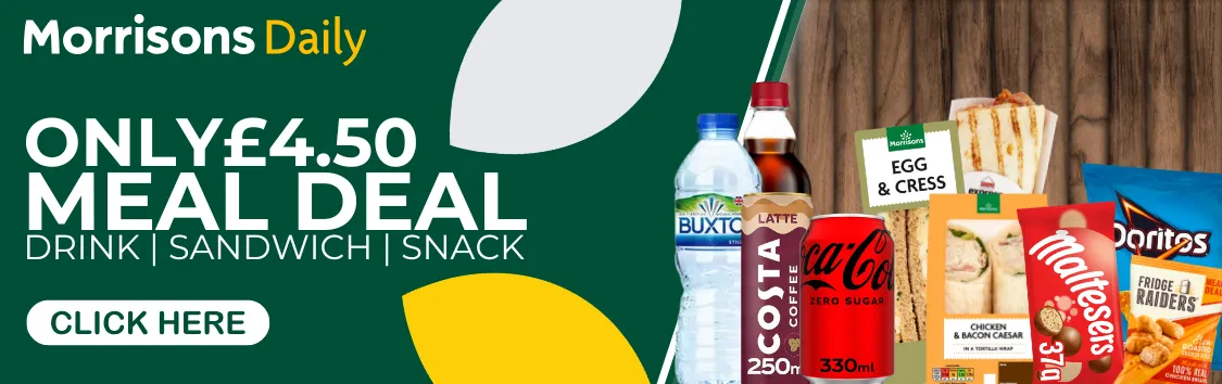 £4.50 Meal Deal -Drink|Sandwich|Snack