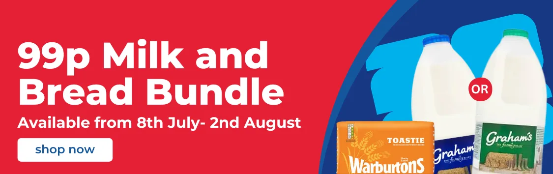 99p Milk and Bread Bundle 