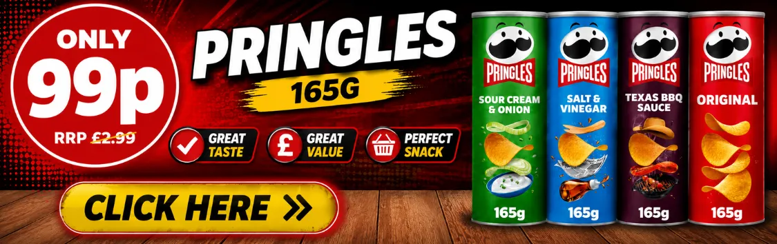 99p Pringles 165g