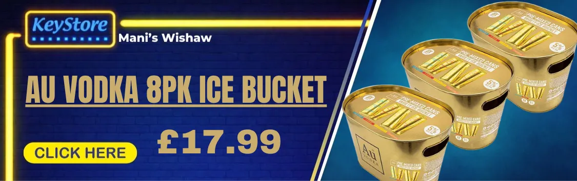 AU VODKA 8PK ICE BUCKET