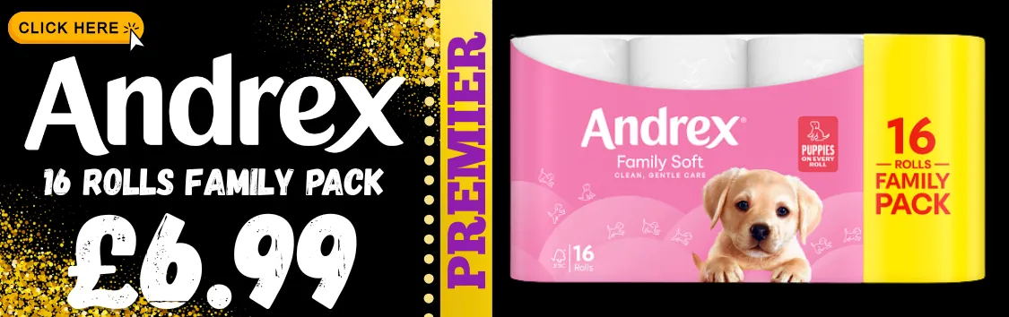Andrex 16 Rolls Family Pack