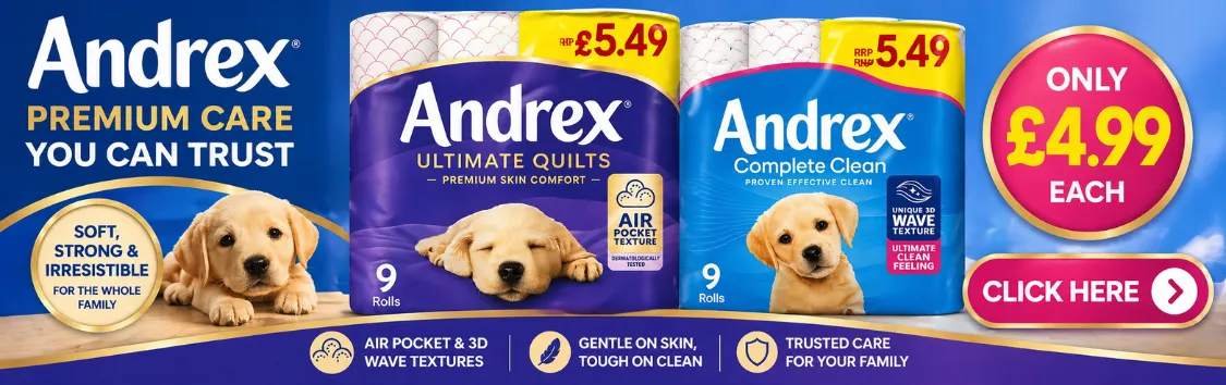 Andrex 9pk £4.99