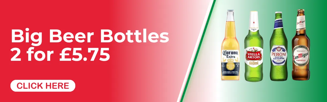Big Beer Bottles 2 for £5.75