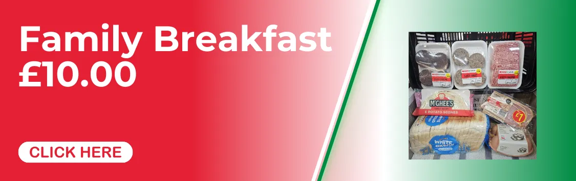 Breakfast deal £10.00
