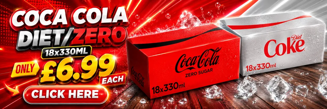 COCA COLA DIET/ZERO 18 PACK