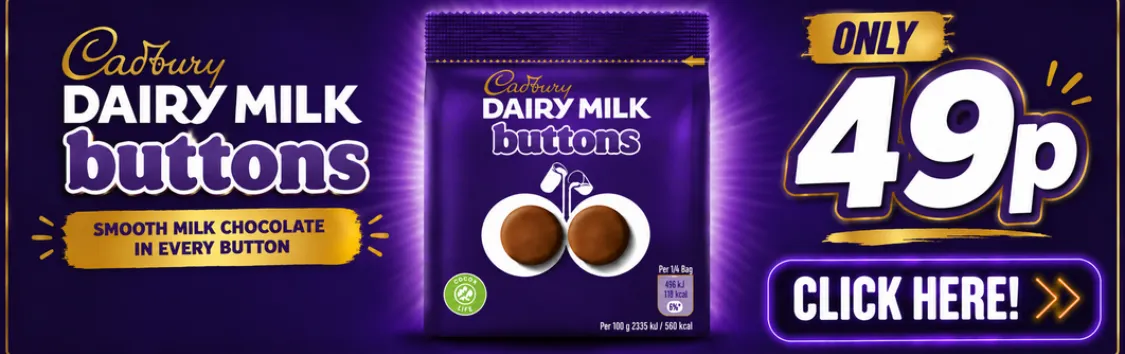 Cadbury's Buttons - 49p