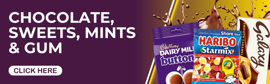 Chocolate, Sweets, Mints & Gum