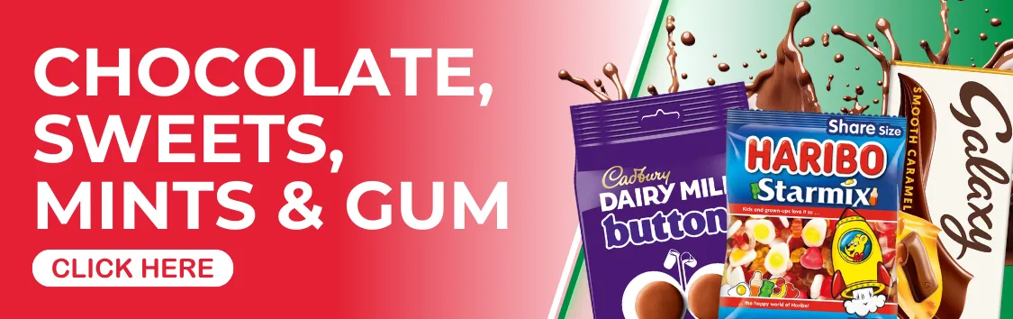 Chocolate, Sweets, Mints & Gum
