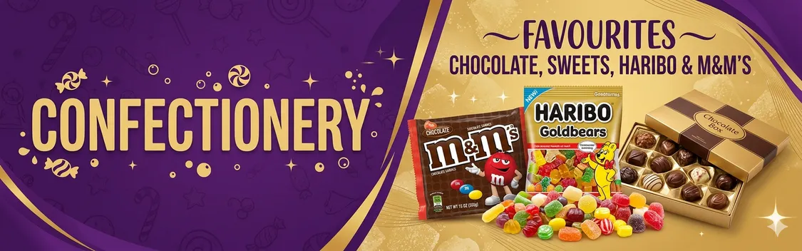 Chocolate, Sweets, Mints & Gum