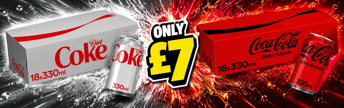 Coca Cola 18pk Zero/Diet