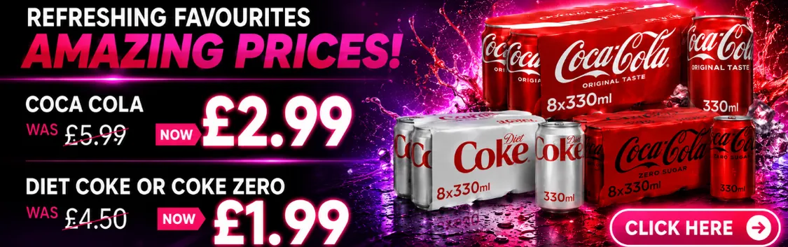 Coca Cola 8 Pack From £1.99