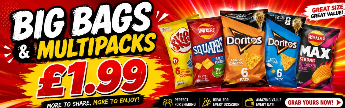 Crisps big ones offer 1.99