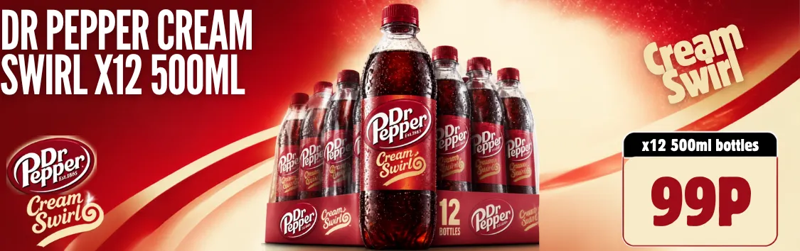 DrPepper cream swirl 99p