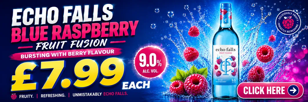 Echo Falls Blue Raspberry Fruit Fusion