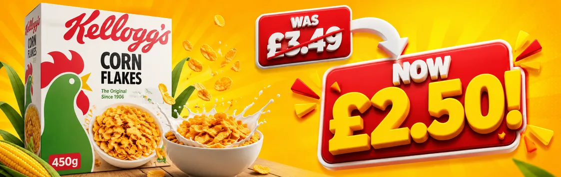 KELLOGGS CORNFLAKES £2.50