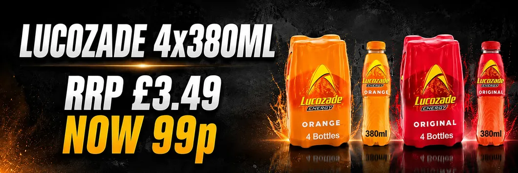 Lucozade 4x380ML