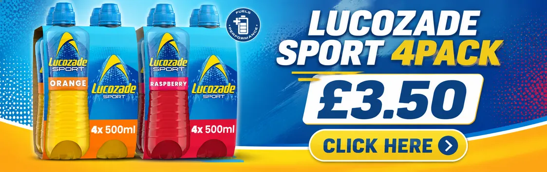 Lucozade Sport 4 Packs - £3.50