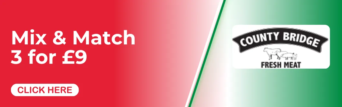 MIX & MATCH 3 FOR £9