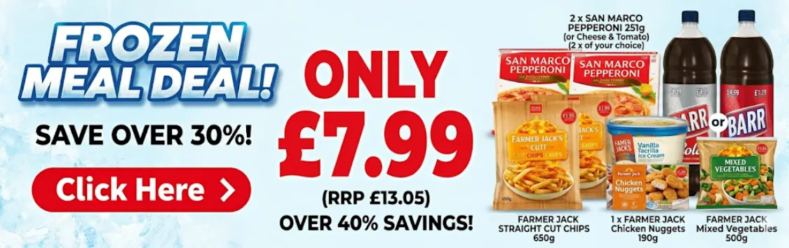 Mega Frozen Meal Deal £7.99
