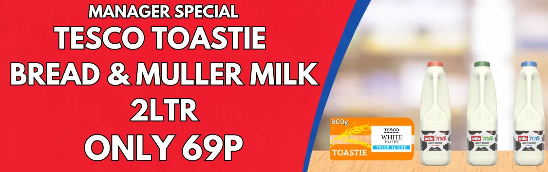 Milk & Bread Bundle 69p