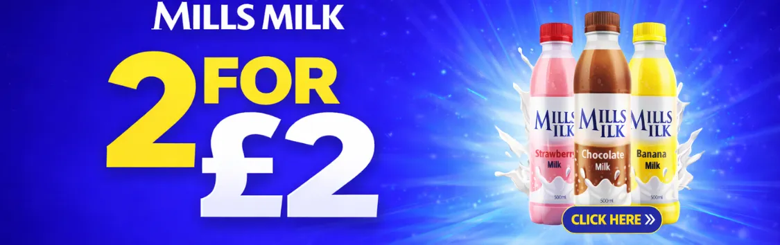 Mills Milk 2 for £2
