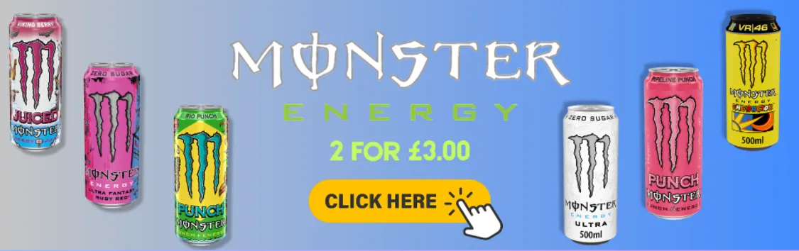  Monster Energy 2 For £3