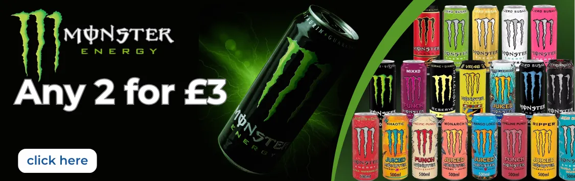 Monster Energy - 2 for £3