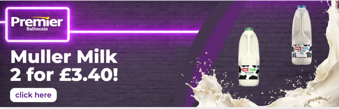 Muller Milk 2 for £3.40