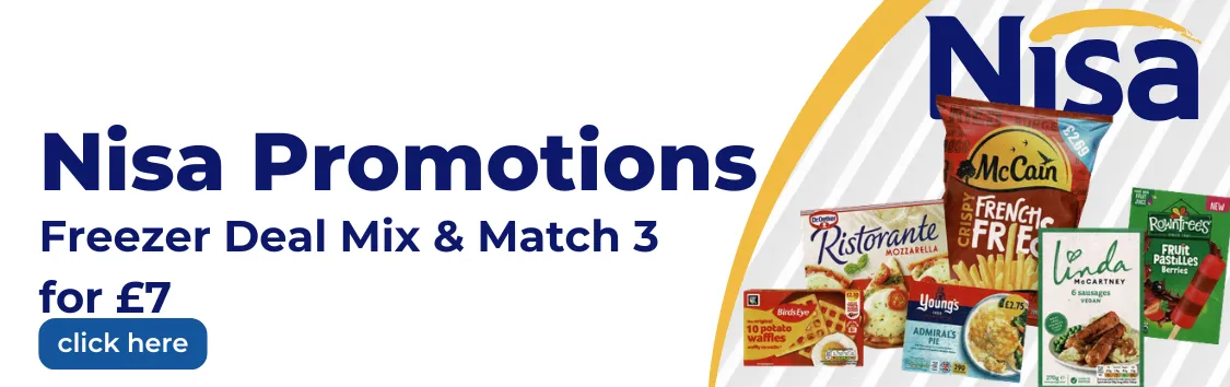 Nisa Offers Freezer Deal 27/05/26 - 1606/26