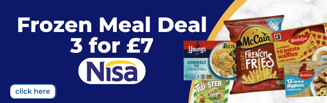 Nisa Promotions Mix & Match 3 for £7