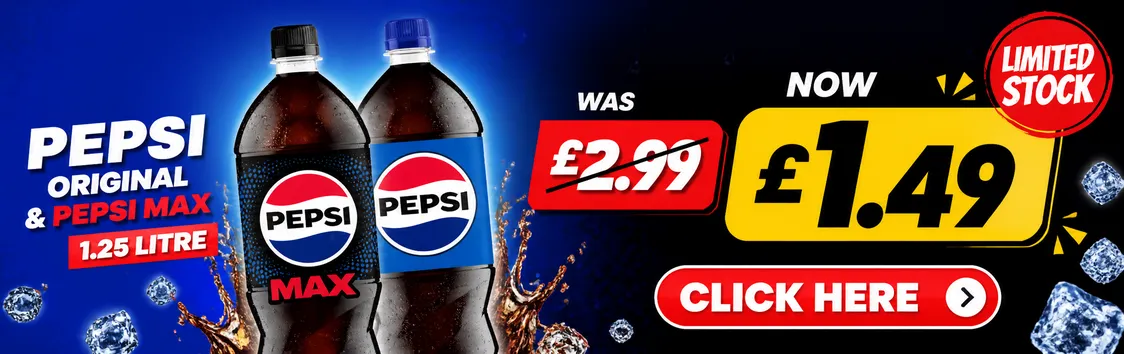 PEPSI 1.25L ONLY £1.49P!