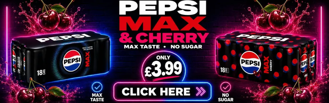 Pepsi Max 18pk £3.99 JC