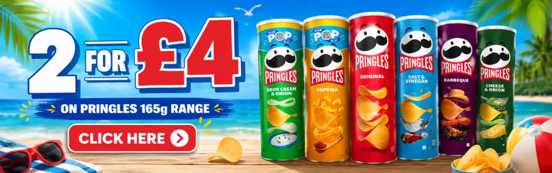 Pringles 2 for £4 offer