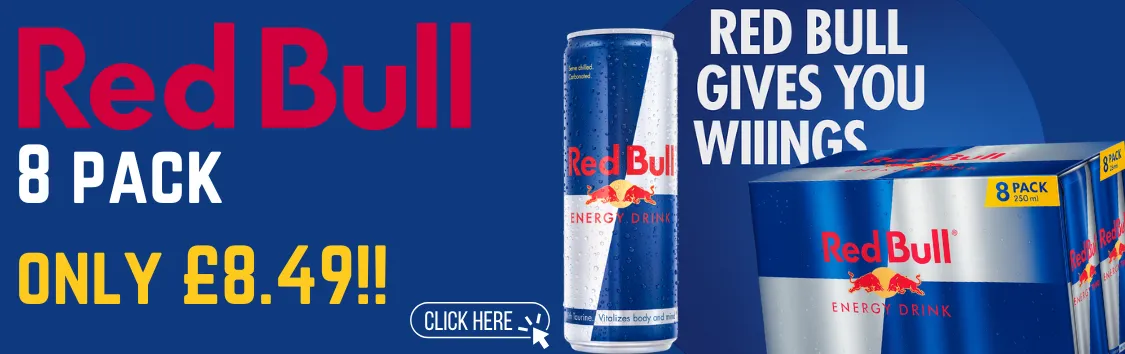 RED BULL 8 PACK £8.49