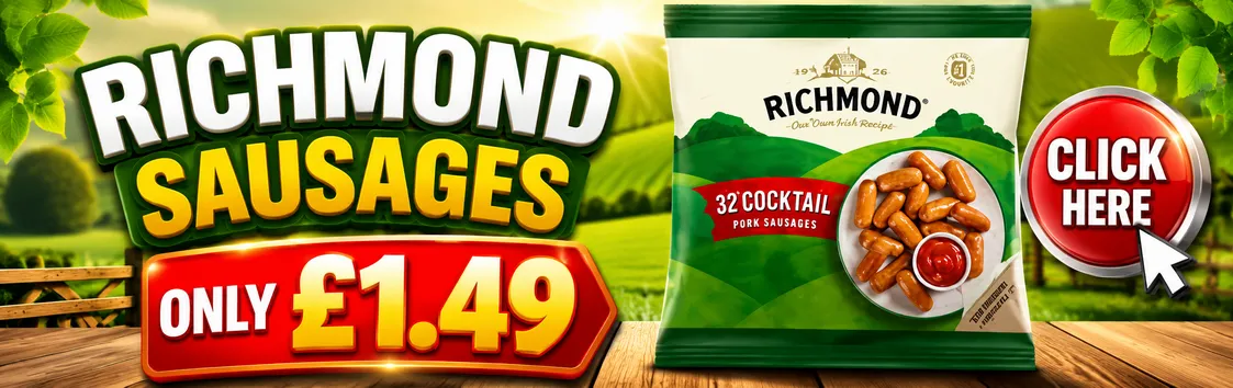 RICHMOND SAUSAGES £1.49
