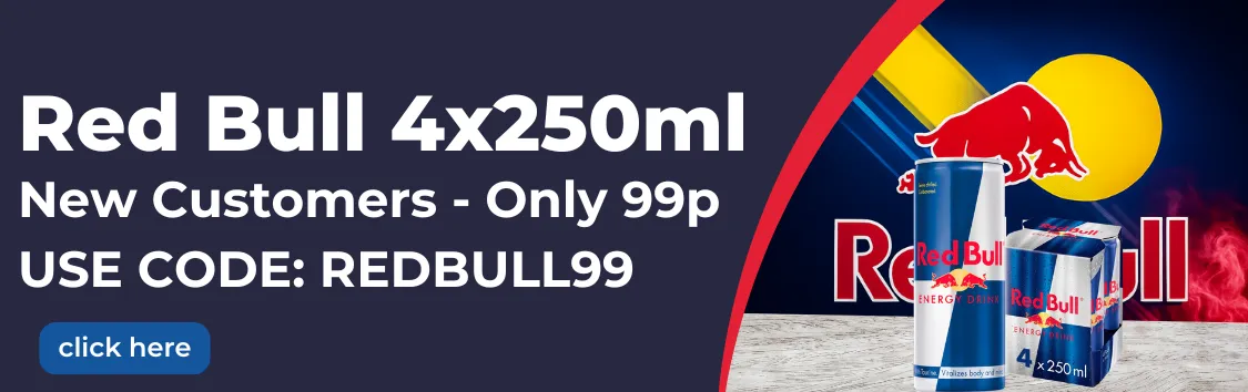 Redbull 4 Pack -  New Customer Deal JUST 99p