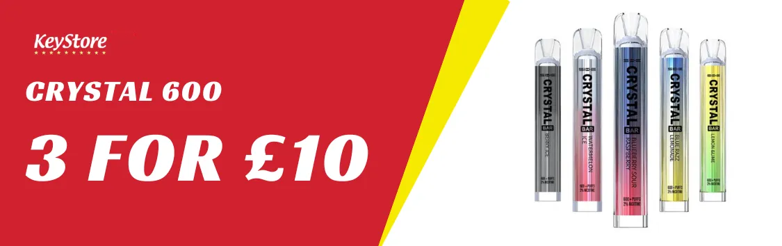 SKE Crystal 600 3 for £10