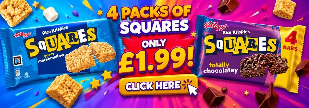 SQUARES 4 PACK £1.99